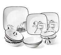 Corelle x Peanuts Snoopy Charlie 9 pezzi set stoviglie piatto ciotola Corea N...