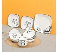 Corelle x Peanuts Snoopy Charlie 9 pezzi set stoviglie piatto ciotola Corea N...