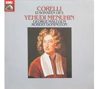 CORELLI 12 Sonates OP.5, YEHUDI MENUHIN.GEORGES MALCOM.ROBERT DONINGTON - Coffret de 2 disques vinyle.- 1980 Enregistrements Londres 1978/1979.