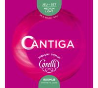 Corelli Cantiga Set di corde per violino 4/4, palla elettronica in 3 punti di...