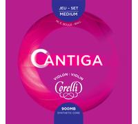Corelli Cantiga Set di corde per violino 4/4, palla elettronica in 3 punti di...