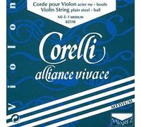 Corelli corde per Violino Alliance G Sintetico/rivest. Argento Forte 804F