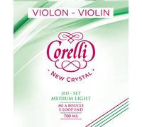Corelli Corde per Violino Crystal La Stabilon-Nylon/rivestimento in alluminio Light 702ML