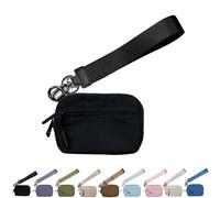 Corelration The Wallet 2nd Gen, Corelation Wallet, Wristlet Nylon Wallets for Women, with Hand Strap (Black)