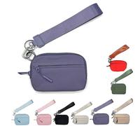 Corelration The Wallet 2nd Gen, Corelration Wristlet Nylon Wallets Zippered Card Case with Id Window (Purple)