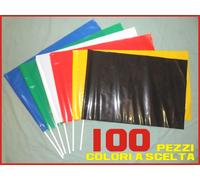 COREOGRAFIA bandierine plastica STOCK 100 PEZZI flags COLORI VARI 60 x 40 STADIO
