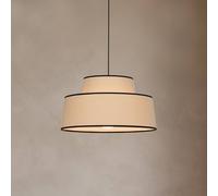 COREP Lampada a sospensione Mallorca, color calce, Ø 38 cm, cotone COREP