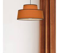 COREP Lampada a sospensione Mallorca, color caramello, Ø 38 cm, cotone COREP