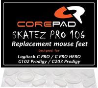 Corepad Skatez PRO 106 - Piedini di ricambio compatibili con Logitech G PRO Hero / G102 / G203 Prodigy