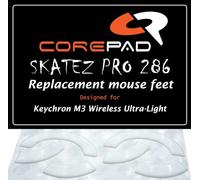 Corepad Skatez PRO 286 - Piedini di ricambio compatibili con Keychron M3 Wireless Ultra-Light