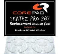 Corepad Skatez PRO 287 - Piedini di ricambio compatibili con Keychron M3 Mini Wireless
