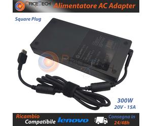 CoreParts 300W 20V 15A Plug Square, per Lenovo Legion series Legion 5 and 7
