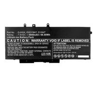 CoreParts Laptop Battery, 62.3Wh Li-Pol 7.6V 8200mAh, 451-BBZG for, 451-BBZG (7.6V 8200mAh, 451-BBZG for dell Latitude 14 5491 15 5591 5280 5290 5480 5490 5495 5580 5590, Precision)