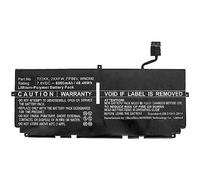 CoreParts Laptop Battery for Dell 49.40Wh Li-Polymer 7.6V, 2XXFW, 722KK, FP86V (49.40Wh Li-Polymer 7.6V 6500mAh for DELL XPS 13 9300, XPS 13 9300 2020, XPS 13 9300 i5 FHD)