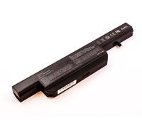CoreParts MBI2342 ricambio per laptop Batteria (Li-ion Laptop Battery for - Clevo 48,84Wh 6 Cell 11,1V - 4400mAh Black 49Wh 6 C