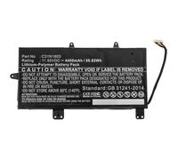 CoreParts Batteria per PC portatile Asus 50,82 Wh ai polimeri di litio 11,55 V, W126385583 (50,82 Wh ai polimeri di litio 11,55 V 4400 mAh per Asus UX480FD UX450FD, ZenBook Pro 14 UX480)