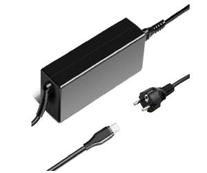 CoreParts MBXUSBC-AC0008 adattatore e invertitore Interno 45 W Nero (USB-C Power Adapter - 45W 5-20V/2-3A PD3.0 [C6 - Powercord NEW