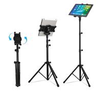 CoreParts MOBX-ACC-008 treppiede Nero (Tripod Stand for Tablets - Compatible with Tablets from - 9,4 up to 14,5, Multi-Direction Head - Height: 55cm-150cm - Warranty: 12M) - Nouvo