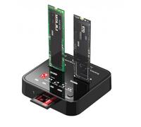 CoreParts MS-CLONER-M2-SD duplicatore multimediale Nero (USB3.2 Type-C [10Gbps]