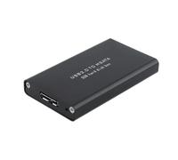 CoreParts mSATA to USB3.0 SSD Enclosure MSUB3302, HDD/SSD Enclosure, MSACSC/USB3.0, MICROSTORAGE (MSUB3302, HDD/SSD Enclosure, mSATA, Hot-Swap, USB connectivity, Black)