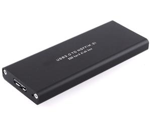 CoreParts MSUB4300 contenitore di unit di archiviazione Box esterno HDD/SSD Nero M.2 (M.2 SATA NGFF to USB 3.0 - Enclosure M.2 NEW