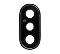 CoreParts Sparepart Rear Camera Bezel Bezel with Lens - Black for iPhone X, MOBX-IPX-INT-32 (Lens - Black for iPhone X Bezel with Lens - Black)