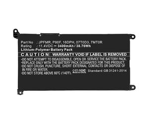 CoreParts VM732-CP - Batteria al litio da 41 Wh, 11,4 V, 3600 mAh, colore: Nero