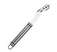 Corer Di Cile In Acciaio Inox - Estrattore Da Cucina, Strumento Di Nucleo Di Pepe | Correre Di Maniglia Confortevole Per Pomodori, Melanzane, Jalapeno, Deseeder Di Frutta Per La Preparata