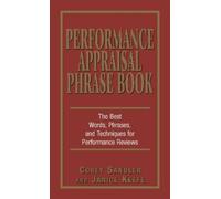 Corey Sandler Janice Keefe Performance Appraisal Phrase Book (Tascabile)
