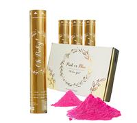 Corfetti e Fumo Blu per Gender Reveal Set da 4 Pezzi