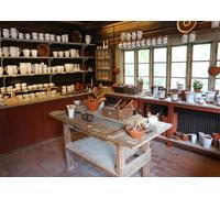 CORFOTO 1.5x1m Fondale fotografico per laboratorio di porcellana Porta tazze in ceramica Porta pentole Cabina in legno Sfondo in argilla Decorazioni per feste a tema Banner