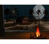 CORFOTO 1.5x1m Sfondo Natività da Sogno Sfondo Notte Western Cammelli Cielo Stellato Luna Piena Fuoco Tenda Araba Natale Chiesa Evento Festa Medievale Decorazione Foto Prop