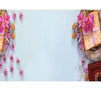 CORFOTO 3.5x2.5m Sfondo per la Pasqua ebraica, Matzah sullo sfondo del tavolo bianco, sfondo per la festa ebraica della Pasqua ebraica, sfondi per preghiere cristiane, decorazioni per interni