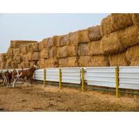 CORFOTO 3x2m Sfondo fotografico di fattoria con pagliaio, mucca che mangia paglia, sfondo fotografico, decorazione per feste a tema autunnale, ritratto di contadino, cabina fotografica