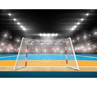 CORFOTO 6x3m Sfondo per campo da pallamano Faretti Sfondo per pubblico Gare di palla Decorazioni per feste a tema sportivo Striscione Servizio fotografico per eventi sportivi