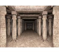 CORFOTO Sfondi Egitto Antico 2.7x1.8m Colonne Geroglifiche Volta in Pietra Interno Storico Sfondo Fotografico Tenda Poliestere Decorazione Cultura Archeologica