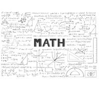 CORFOTO Tessuto 1.5x1.2m Sfondo Equazioni Matematiche Algebra Geometria Calcolo Formule Lavagna Tema Educativo Sfondo Fotografico per Festa Apprendimento Scolastico Accessori Foto