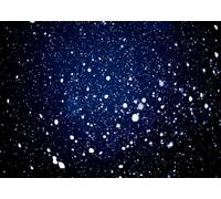 CORFOTO Tessuto 1.5x1.2m Sfondo Sovrapposizione Neige Che Cade Texture Fiocchi di Neve Notte Blu Sfondo Fotografico per Festa Natale Invernale Accessori Foto