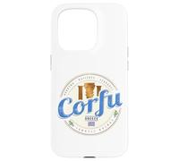 Corfù Isole Ionie Grecia Colonne d'epoca Souvenir Custodia per iPhone 15 Pro