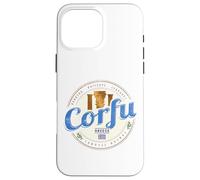 Corfù Isole Ionie Grecia Colonne d'epoca Souvenir Custodia per iPhone 16 Pro Max