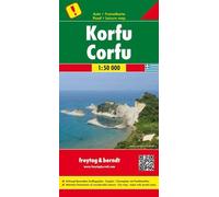 Corfu, Special Places of Excursion Road Map 1:50 000 (Map)