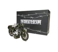 Corgi 1:12 Moto Triumph TR6 Trophy La Grande Fuga Steve McQueen Invecchiata
