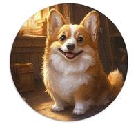 Corgi 1000 Pezzi Di Puzzle Rotondo Classico Giocattolo Educativo Per Famiglia 1000pcs (67.5x67.5cm)