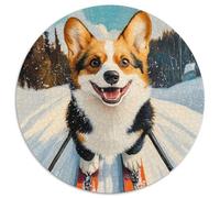 Corgi 1000 Pezzi Di Puzzle Rotondo Classico Regali Educativo Per Adulti E Bambini 1000pcs (67.5x67.5cm)