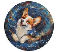 Corgi 1000 Pezzi Di Puzzle Rotondo Creativo Jigsaw Regali Educativo Per Adulti E Bambini 1000pcs (67.5x67.5cm)