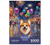 Corgi 1000 Pezzi Puzzle Adulti Multicolore Esclusiva Amazon Regalo Per Adulti E Bambini Da 14 Anni E Più 70x50cm/1000pcs