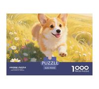 Corgi 1000 Pezzi Puzzle Pet Dog Da 14 Anni E Più Qualità Premium Multicolore Intrattenimento Creativo Regalo 70x50cm/1000pcs