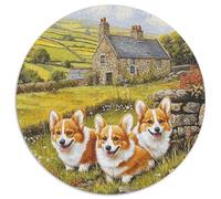 Corgi 1000 Piece Jigsaw Puzzle For Adults Educational Games Stress Relief Puzzle Cultivate The Spirit of Teamwork for Adults And Kids, Age 12 Years Up 1000pcs (67.5x67.5cm)