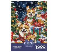 Corgi 1000 Pieces Jigsaw Puzzle Creative Cute Animal Jigsaw Puzzle for Adults for Adults from 14 Years Gift Jigsaw Games 70x50cm/1000pcs