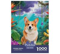Corgi 1000 Pieces Puzzle Fun Cute Pets Children's Jigsaw Puzzle for Adults from 14 Years Colorful Toy Gift for Family Jigsaw Games 70x50cm/1000pcs